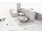 poland_warsaw_changing the face_rotunda building and square_office,bank, restaurant,cafeteria